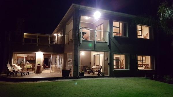 Night view of house