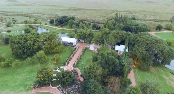 Lake side pavilion and boma area