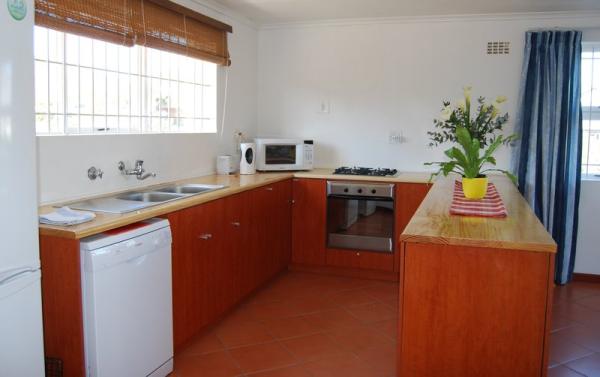 Fully equipped open-plan kitchen