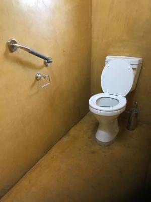 Wheelchair-friendly toilet