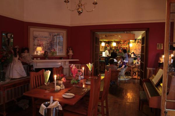 View from Dining Area into the Bar Area