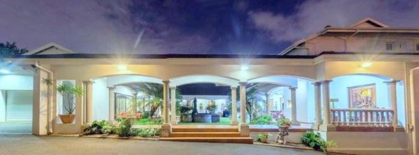 Courtyard at night