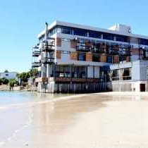 Sea view of hotel