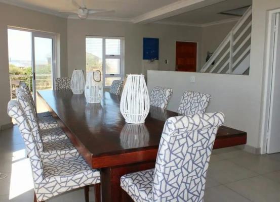 Dining room with 12 seater table