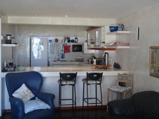 Drievis Open plan kitchen with sea view