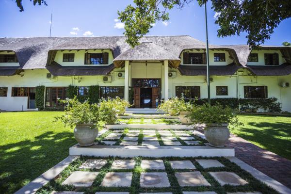 Walking up to Buhala Lodge