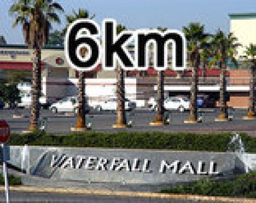 Water fall shopping mall