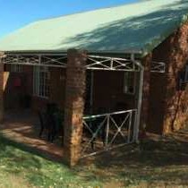 Outside view of the 5 Sleeper Chalet