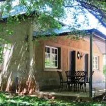 Len's cottage, verandah