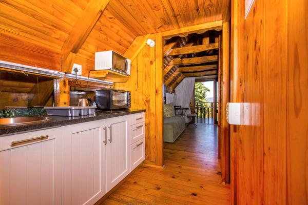 Individual Log cabin with spa bath