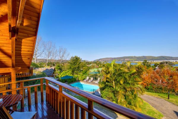 Semi-detached Log cabin with shower