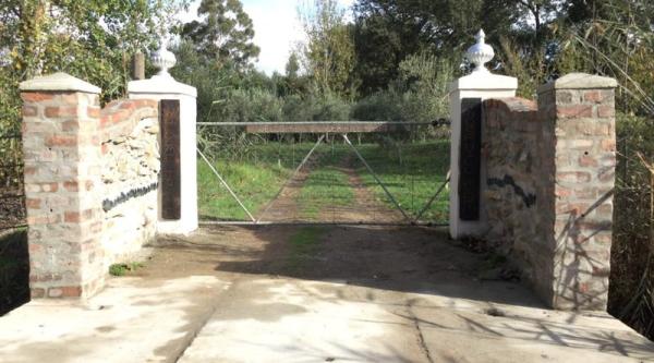 Entrance to the farm at the bridge over the Twaalfontein stream