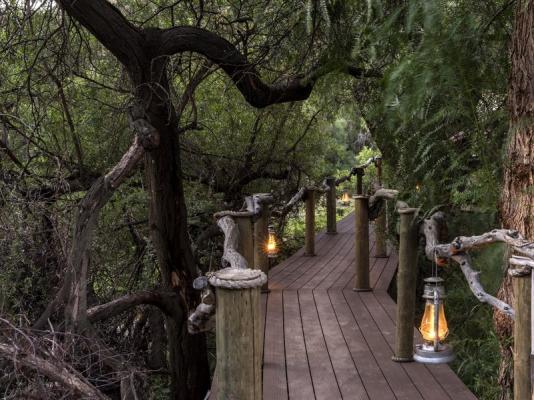 Safari Tents - Walkway