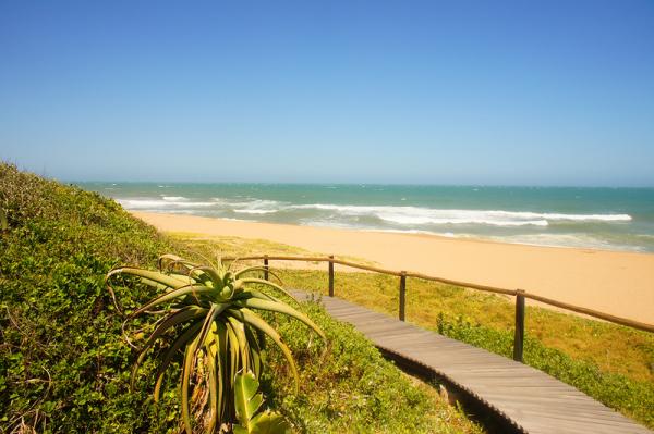 One of three beach gates on the estate.