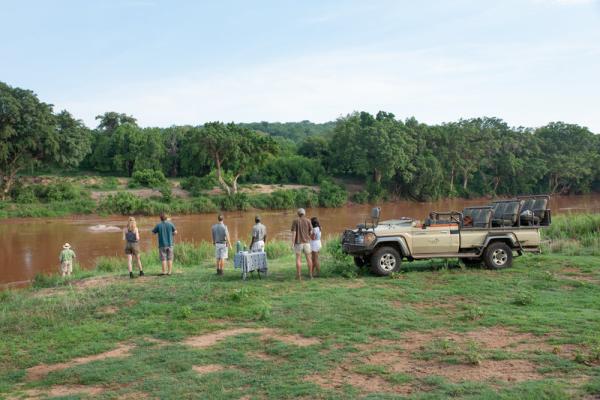 Sun downers on Game Drive