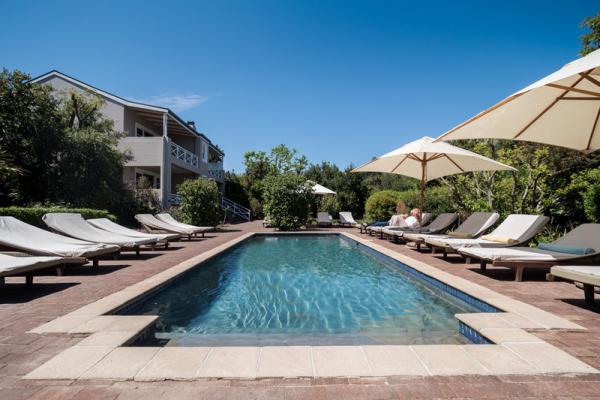 Pool by villas