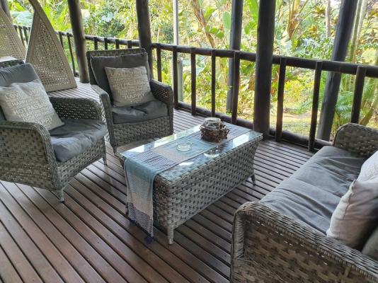 Lodge room patio