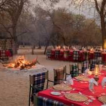 Shiduli Private Game Lodge - outdoor dining
