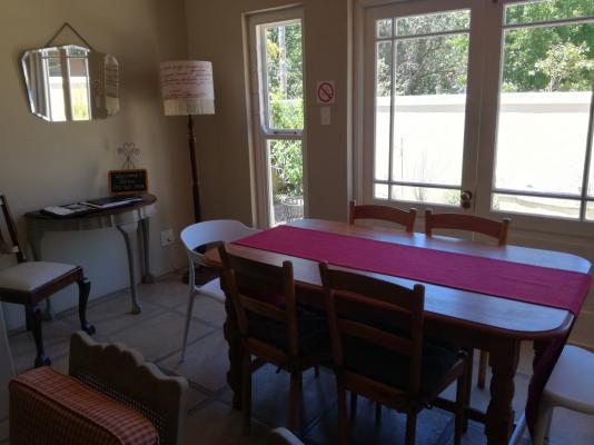 Dining area and info desk