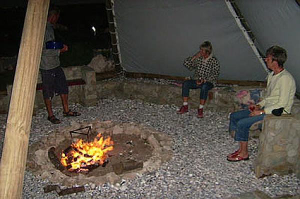 Braai in Wigwam