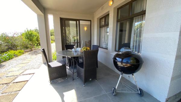 Unit 66A patio with Weber barbeque