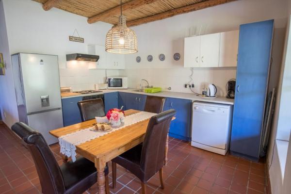 Newly renovated fully equipped kitchen with dining table