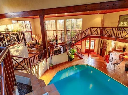 Indoor Pool  View from Entrance Level 