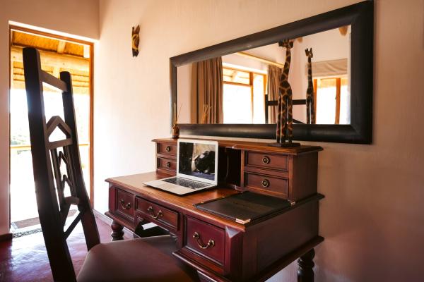 Family Chalet Desk Area