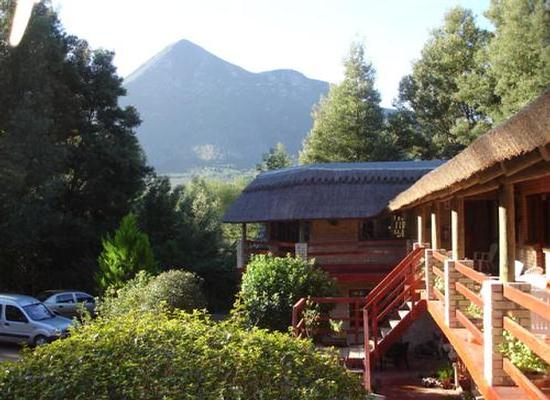 View of Storms River Peak from Guest Lodge