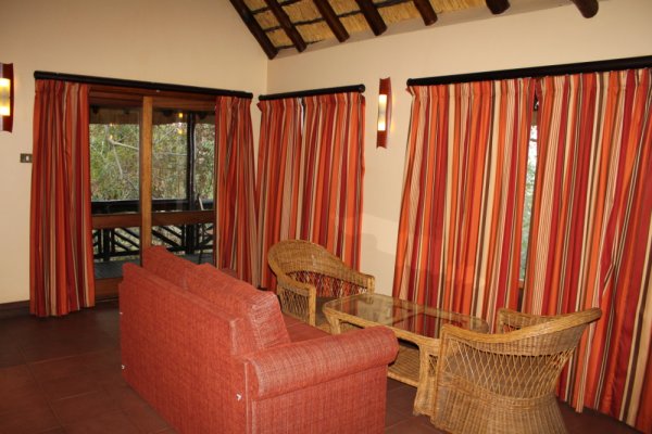 Lounge area in the 4-Bed Chalet