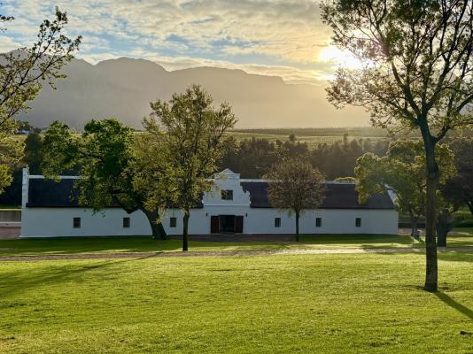 Sunrise at Webersburg Wine Estate 