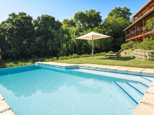Swimming Area And Sun Loungers