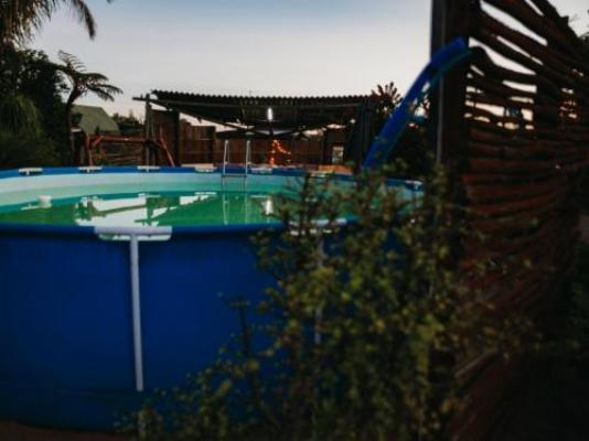 Amperda Log Cabins - Pool view
