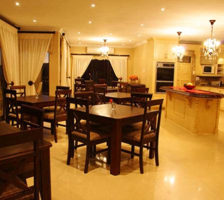 The Dining Room at Chateau la Mer Exclusive Guesthouse