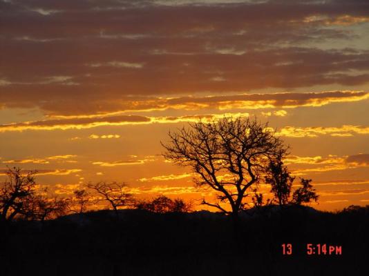 Another magnificent sunset in Africa...
