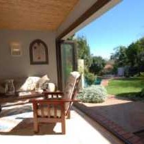 Patio opens up the garden in summer 