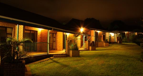 Hotel Rooms overview at night