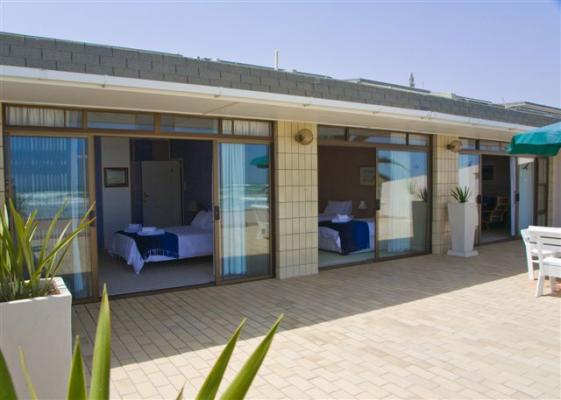 Bedrooms 1&2 with a view of the Atlantic ocean