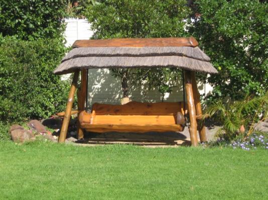 Constantia Cottages - Main Garden / Swing Bench
