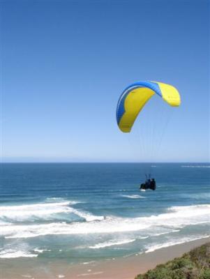 Paragliding at Brenton