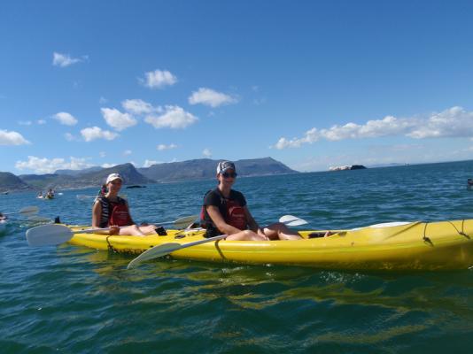 Kayaking in False Bay
