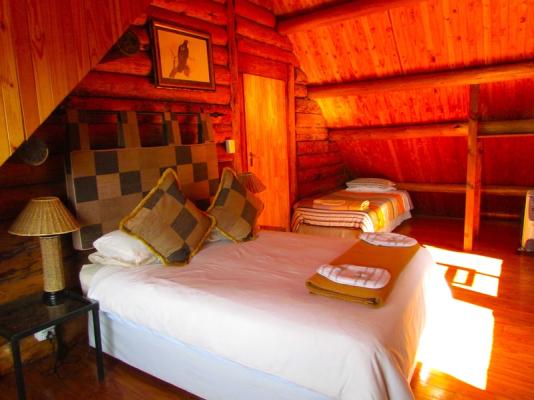 Double Storey Cabin - upstairs bedroom