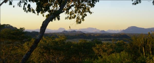 Enjoy spectacular sunsets from the porch of your lodge