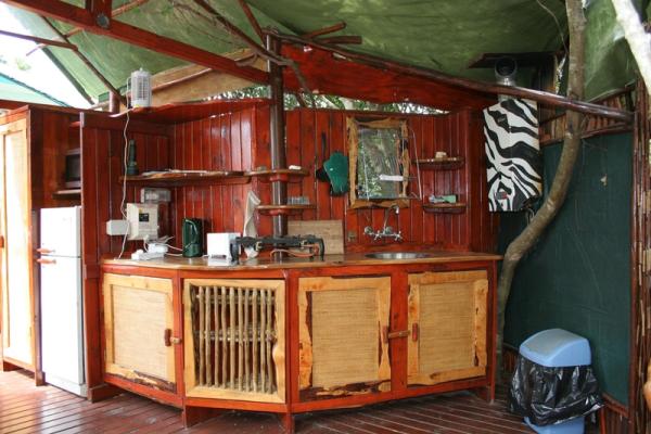 Tree house kitchen