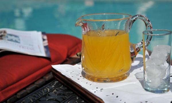 Refreshments poolside