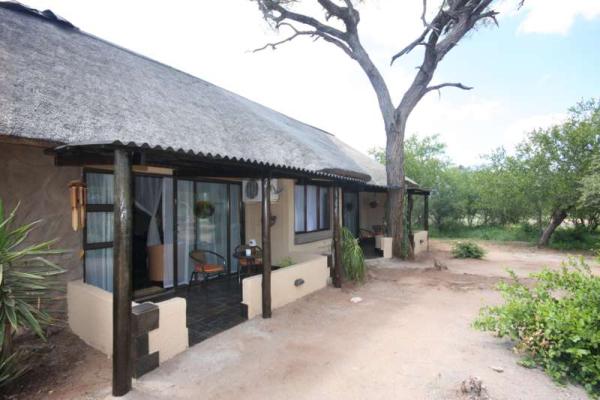 Private patios overlooking the bush