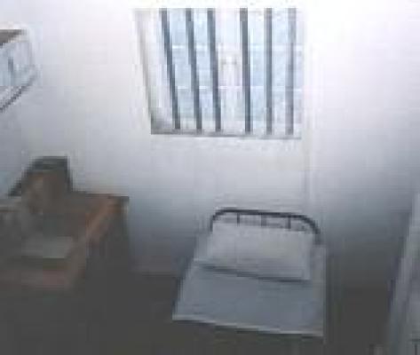 Photo of Nelson Mandela cell