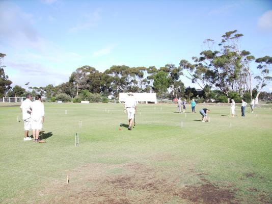 Playing Croquet