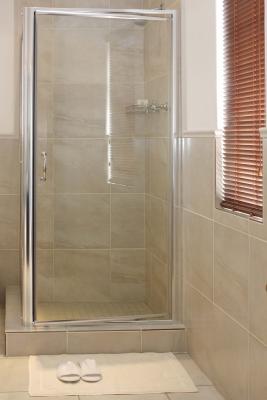 Showers in bathrooms