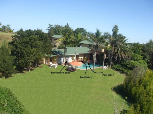 Aerial view of Pool Side Accommodation
